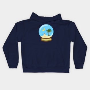 South Carolina Snow Globe Kids Hoodie